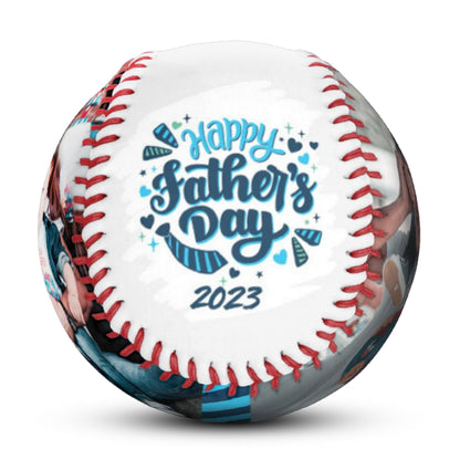 Personalized Photo Baseball - Father's Day Baseball Gifts for Baseball Lovers
