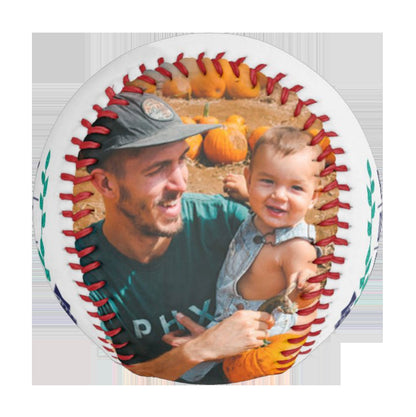Personalized Photo Baseball - Father's Day Baseball Gifts for Baseball Lovers