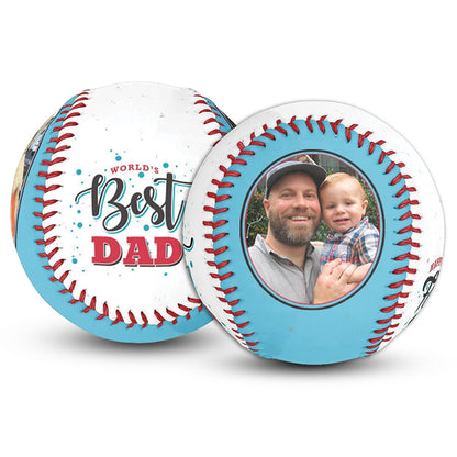 Personalized Photo Baseball - Father's Day Baseball Gifts for Baseball Lovers
