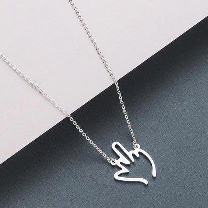 Unisex Funny Doodle Necklace