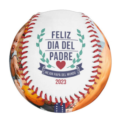 Personalized Photo Baseball - Father's Day Baseball Gifts for Baseball Lovers