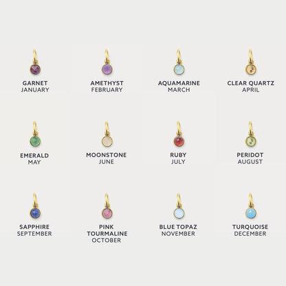 The Fingerprint Birthstone Necklace