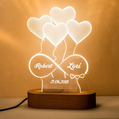 💕Personalized 3D Printed Lamp Gift