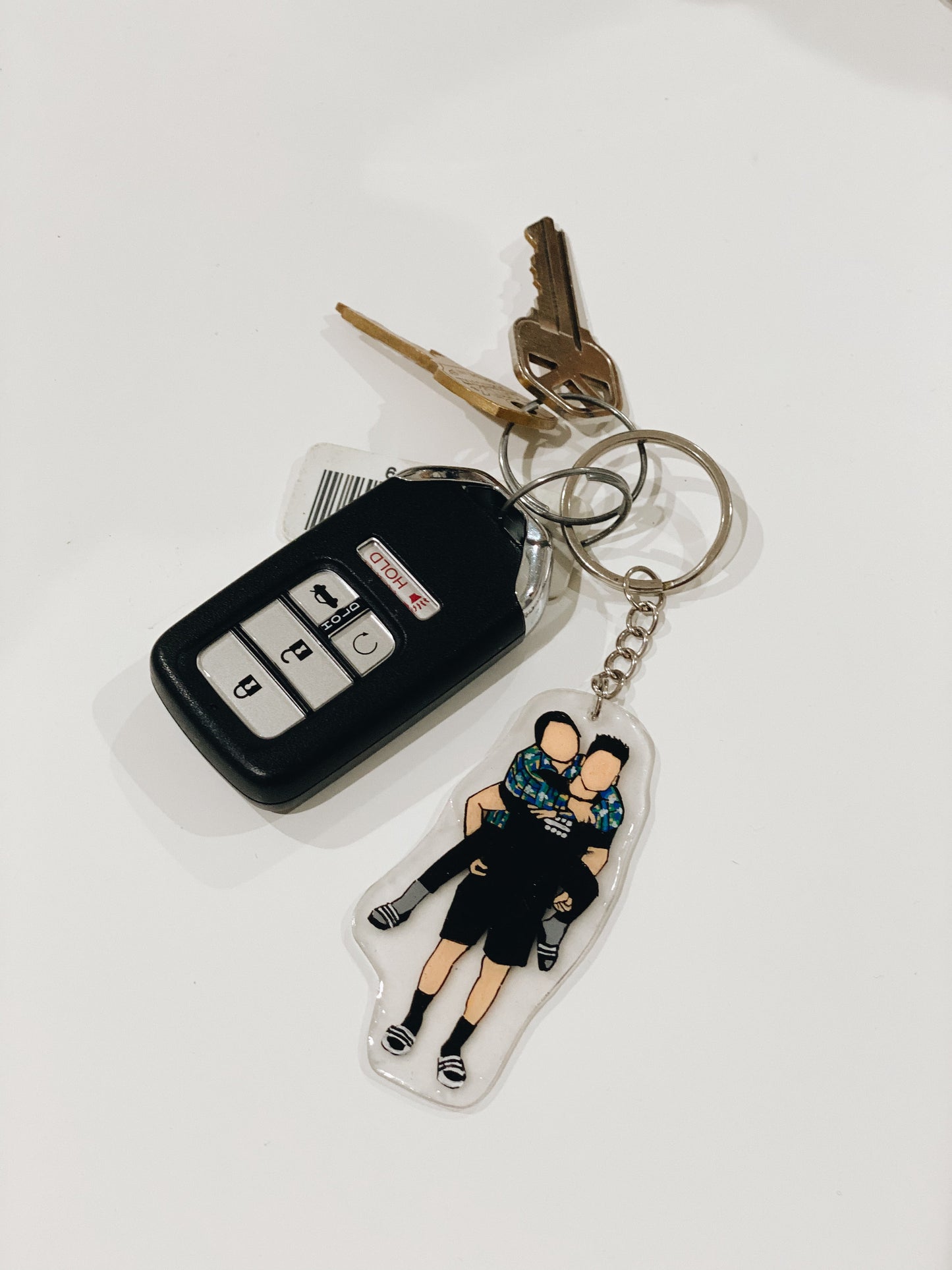 Personalized Portrait Keychain