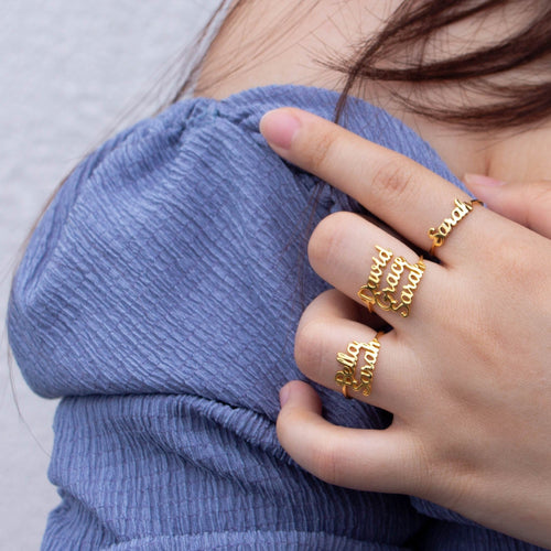 Best Memonin|Custom Name Ring