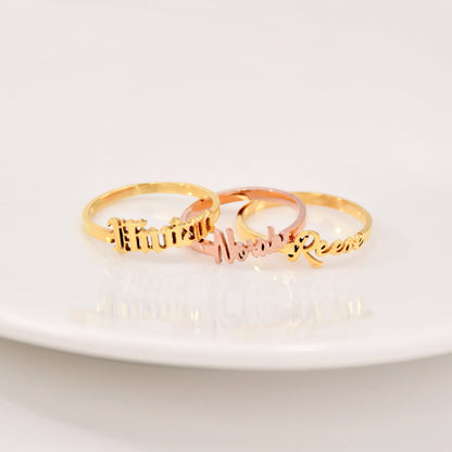 Best Memonin|Custom Name Ring