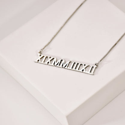 Romen Numerals Necklace