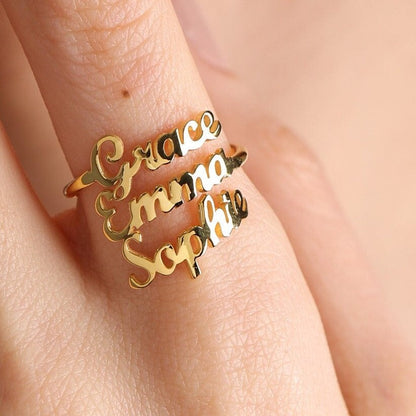 Best Memonin|Custom Name Ring