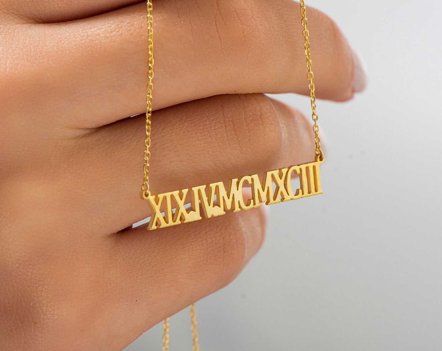 Romen Numerals Necklace