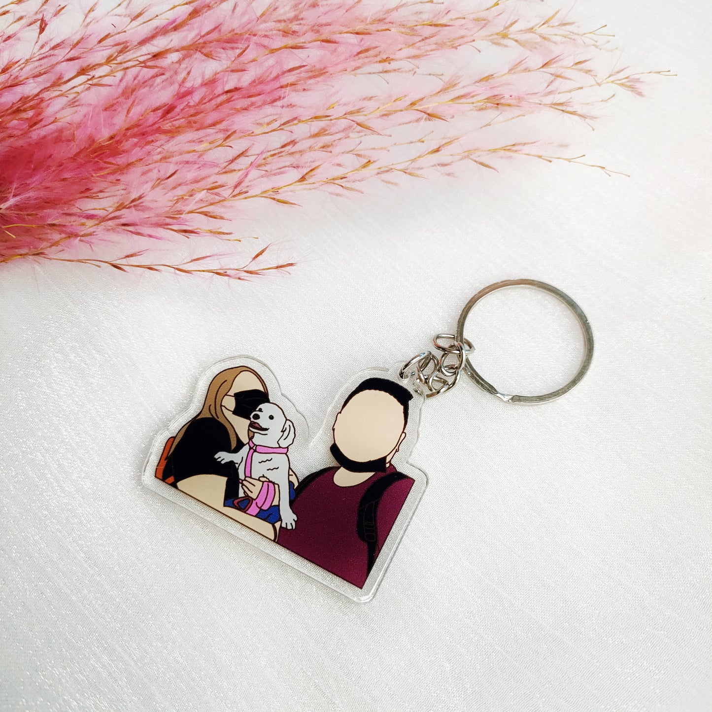 Personalized Portrait Keychain