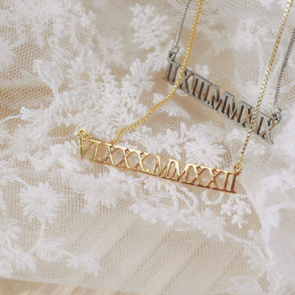 Romen Numerals Necklace