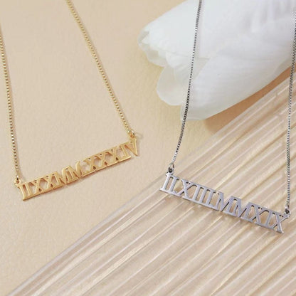 Romen Numerals Necklace