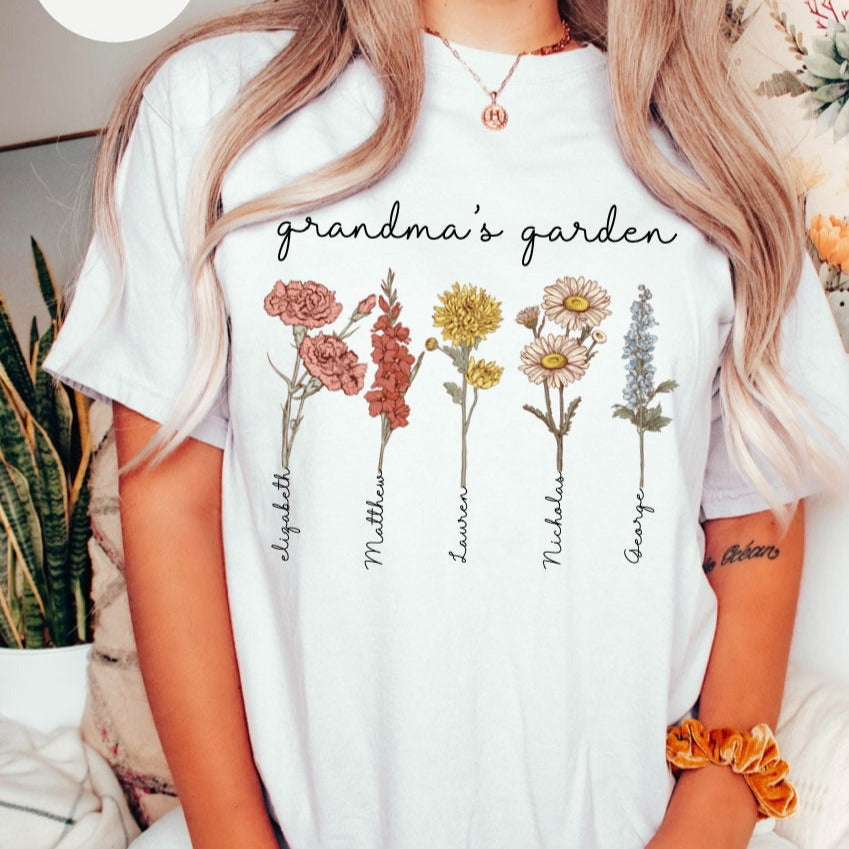 Mom's Garden is Her Children Customized Hoodie