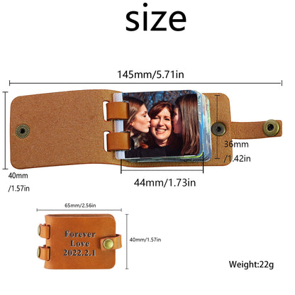 Personalized Leather Acrylic Photo Album