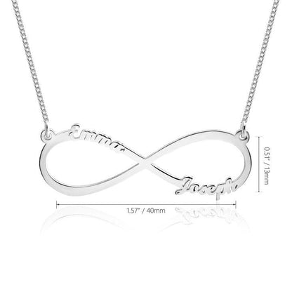 Infinity Necklace With Names