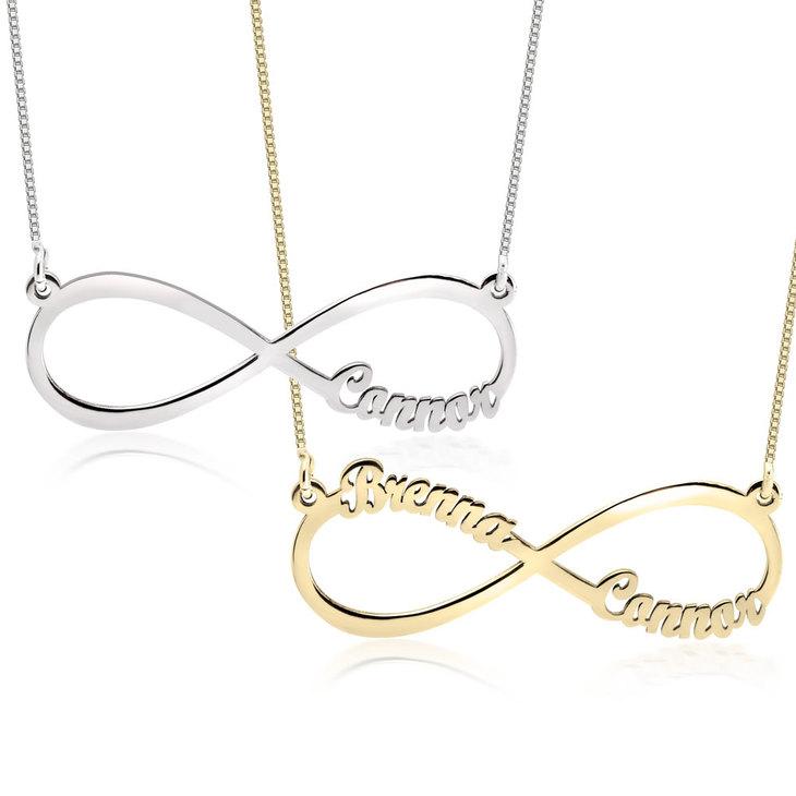 Infinity Necklace With Names