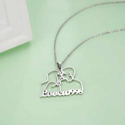 Personalized Line Necklace/Keychain