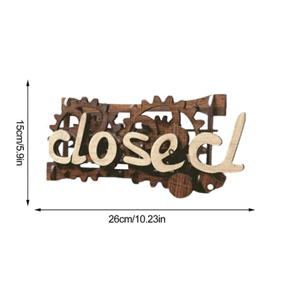 OPEN-CLOSED SIGNBOARD