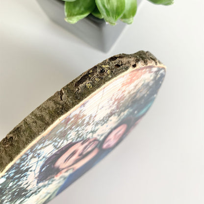 Custom Wooden Stake Painting
