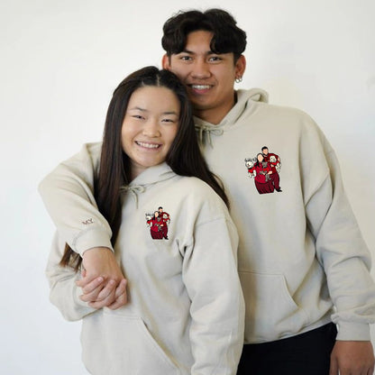 💕Personalized Portrait Matching Hoodies