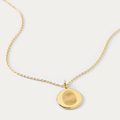 The Fingerprint Birthstone Necklace