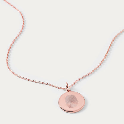 The Fingerprint Birthstone Necklace