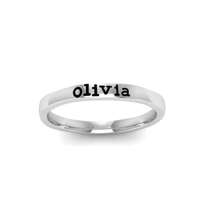 Twine Personalized Halo Engagement Ring Stack